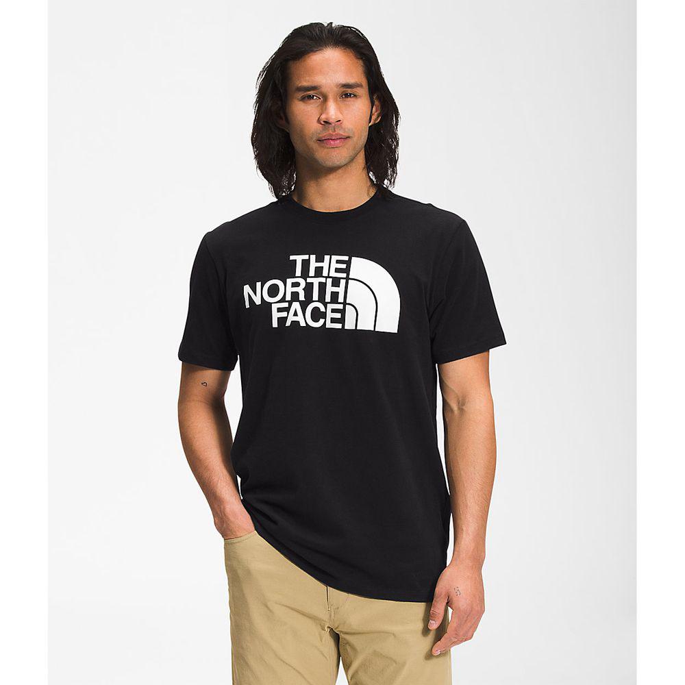 The North Face Κοντό Μανίκι Half Dome Ανδρικα T Shirt - Μαυρα (ACMP72136)